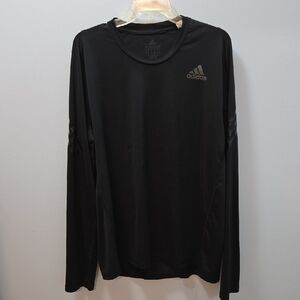 Adidas Men's Alphaskin Climalite Black Long Sleeve Tee XL